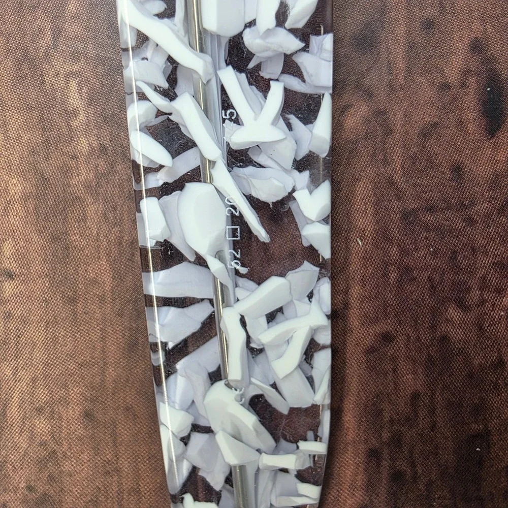 Sean John SJL06026 971 Clear White Confetti Cat Eye Optical Eyeglass Frames 52mm